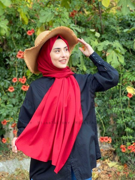 Daliya - Rød Jazz Hijab - Mirach