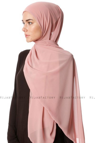 Derya - Lakserosa Praktisk Chiffon Hijab