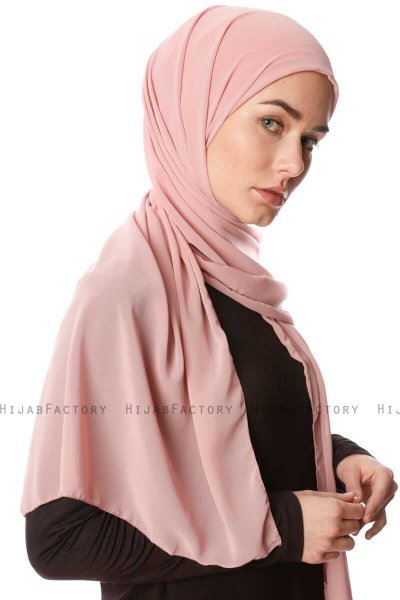 Derya - Lakserosa Praktisk Chiffon Hijab