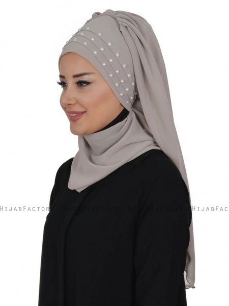 Diana Taupe Praktisk Hijab Ayse Turban 326203a