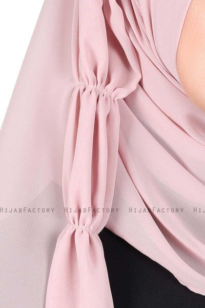 Disa - Gammelrosa Praktisk Chiffon Hijab