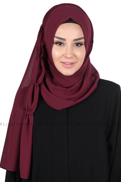 Disa - Blomme Praktisk Chiffon Hijab