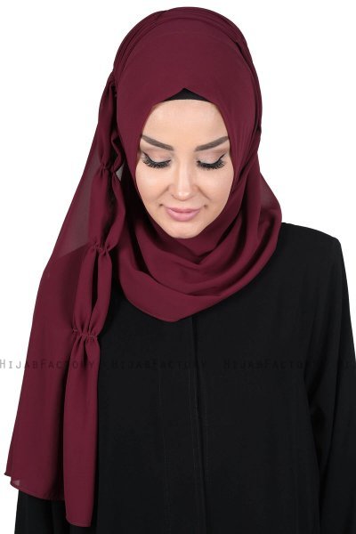 Disa - Blomme Praktisk Chiffon Hijab