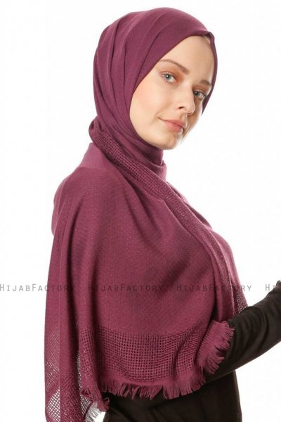 Ebru - Lilla Bomuld Hijab