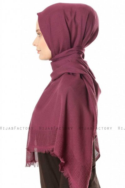 Ebru - Lilla Bomuld Hijab