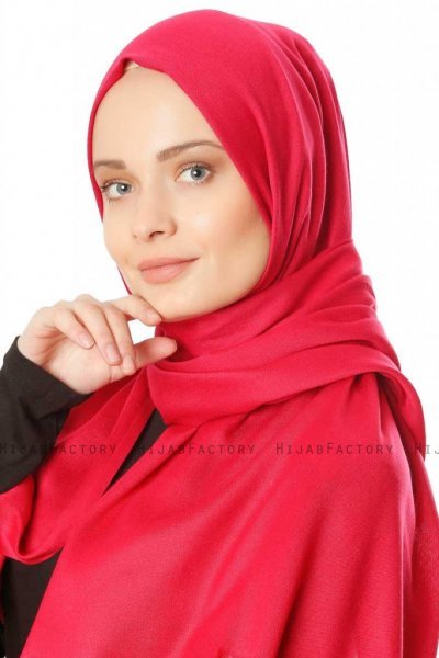 Ece - Cerise Pashmina Hijab