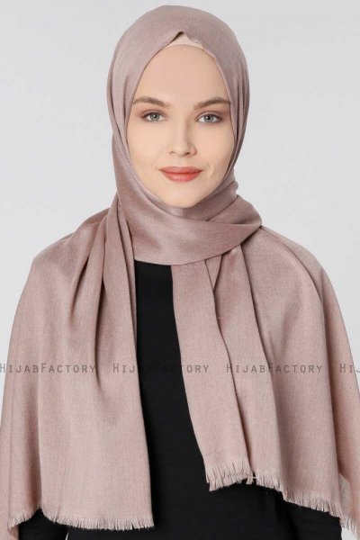 Ece Ljusbrun Pashmina Hijab Sjal Halsduk 400039a