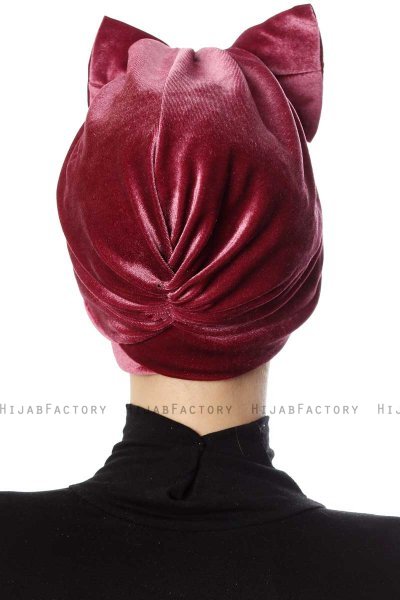 Ekin - Mørkrosa Turban