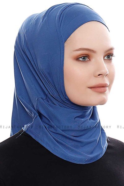 Elif - Blå Sport Hijab - Ecardin