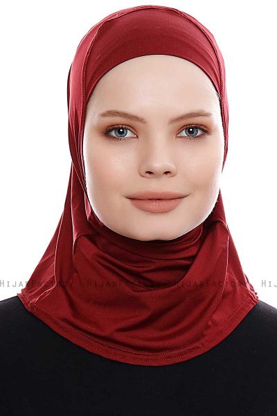 Elif - Bordeaux Sport Hijab - Ecardin