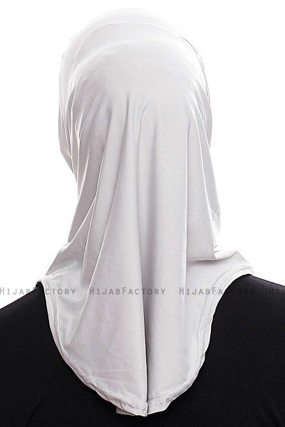 Elif - Lysegrå Sport Hijab - Ecardin