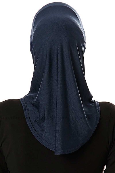 Elif - Marine Blå Sport Hijab - Ecardin