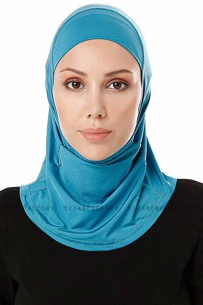 Elif - Petrol Sport Hijab - Ecardin