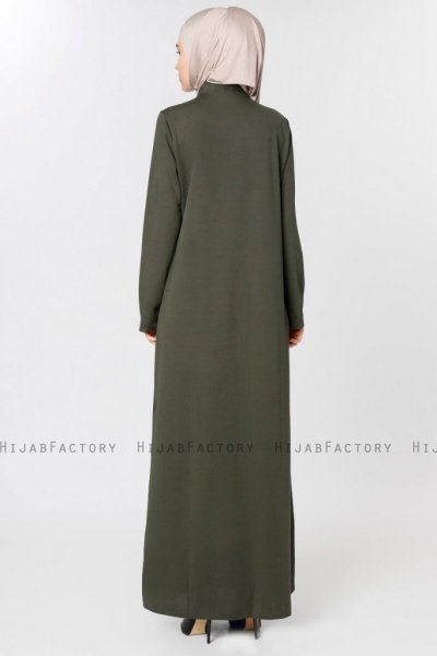 Elvan Khaki Abaya 251021d