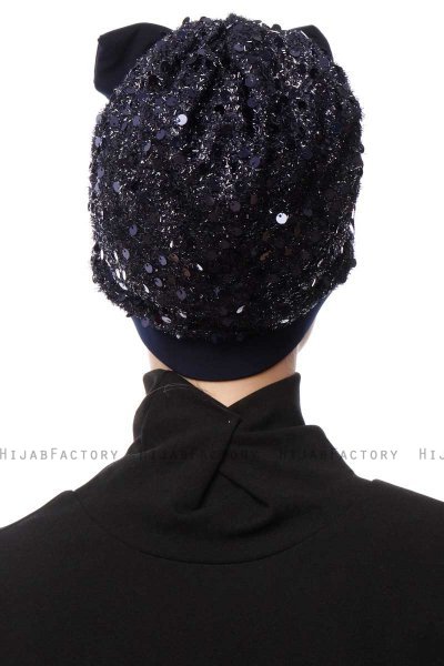 Enfleda - Marine Blå Turban