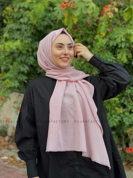 Ermina - Gammelrosa Bomuld Hijab - Mirach