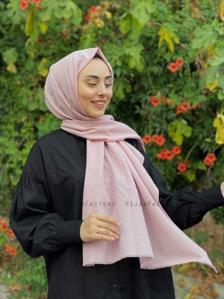 Ermina - Gammelrosa Bomuld Hijab - Mirach