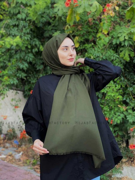 Ermina - Khaki Bomuld Hijab - Mirach