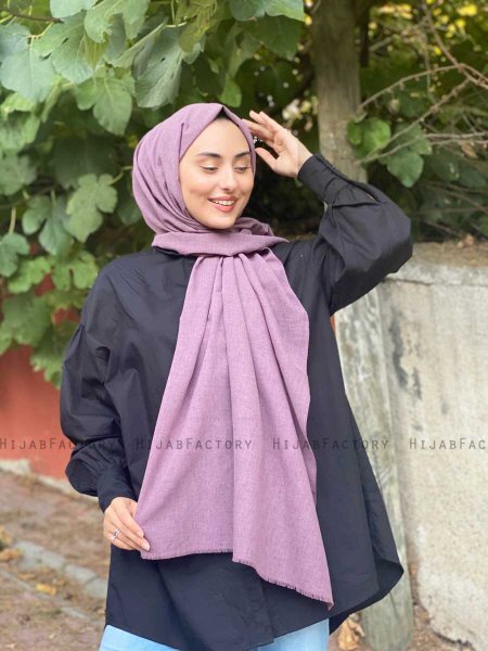 Ermina - Lilla Bomuld Hijab - Mirach