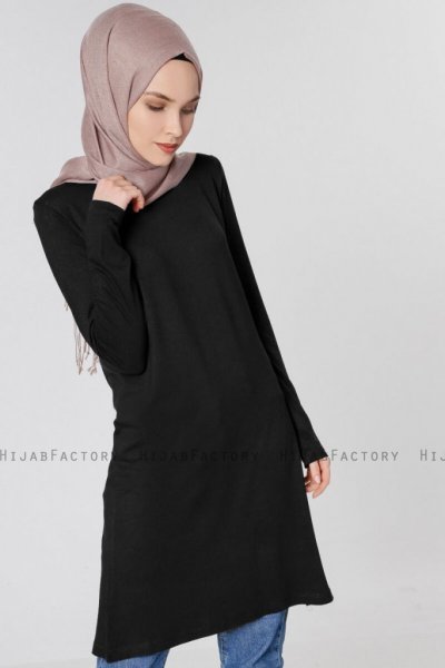 Ermina Svart Tunika Miss Halima 250125b