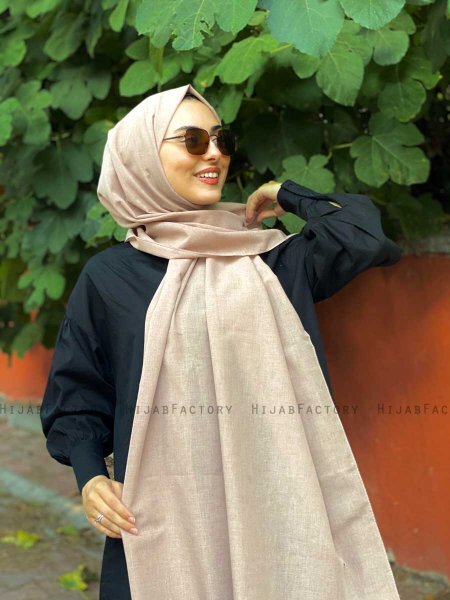 Ermina - Taupe Bomuld Hijab - Mirach
