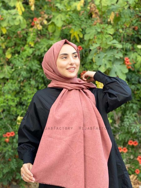 Ermina - Terracotta Bomuld Hijab - Mirach