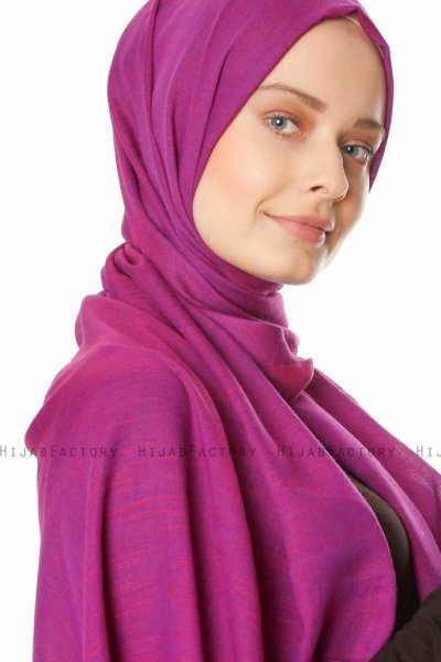 Esana - Lilla Blå Hijab - Madame Polo