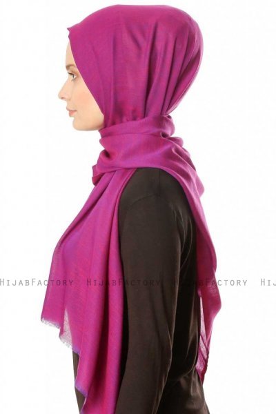 Esana - Lilla Blå Hijab - Madame Polo
