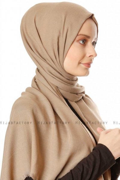 Esana - Taupe Hijab - Madame Polo