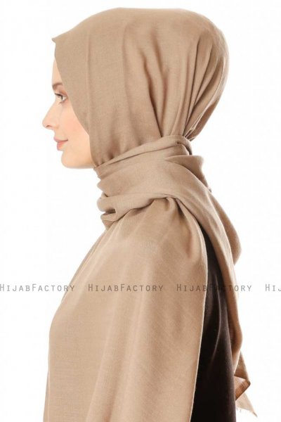 Esana - Taupe Hijab - Madame Polo