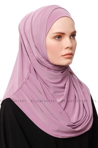 Esma - Dark Lila Amira Hijab - Firdevs