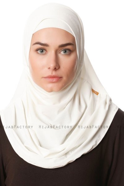 Esma - Offwhite Amira Hijab - Firdevs