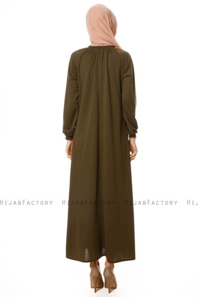 Esra - Khaki Kjole - Miss Halima