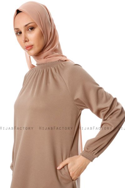 Esra - Taupe Kjole - Miss Halima