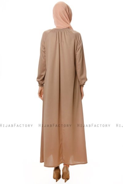 Esra - Taupe Kjole - Miss Halima