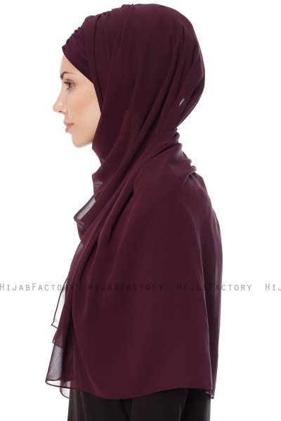 Evren - Blomme Chiffon Hijab