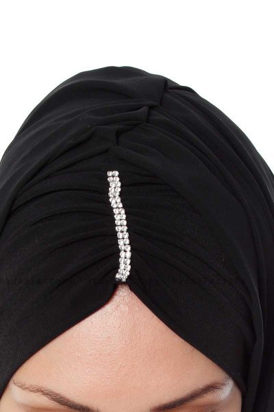 Evren - Sort Chiffon Hijab