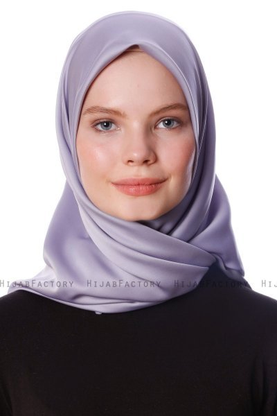 Eylul - Grå Kvadrat Rayon Hijab