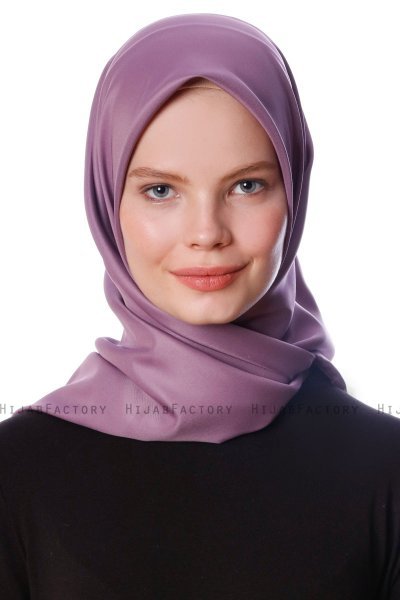 Eylul - Lilla Kvadrat Rayon Hijab
