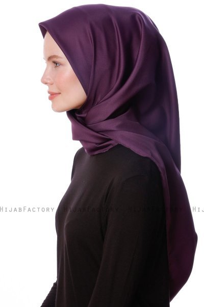 Eylul - Blomme Kvadrat Rayon Hijab