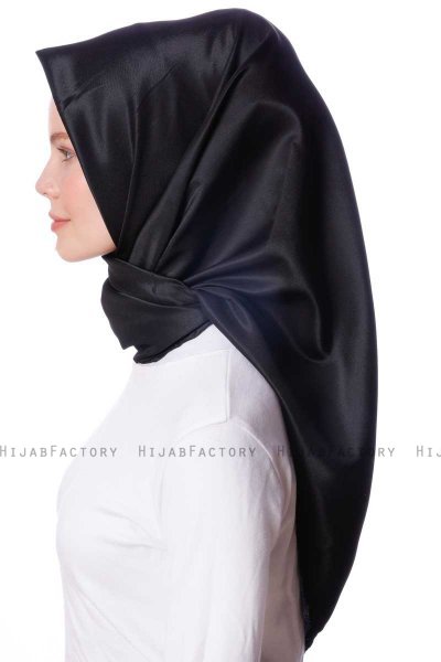 Eylul - Sort Kvadrat Rayon Hijab