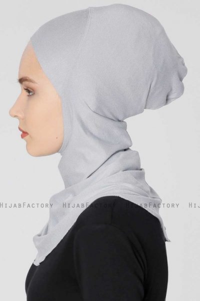 Filiz Ljusgrå XL Ninja Hijab Underslöja Ecardin 200727c