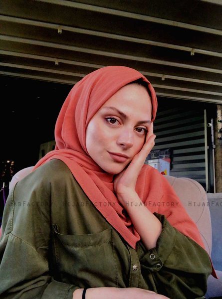 Hanadi - Terracotta Bomuld Hijab - Mirach