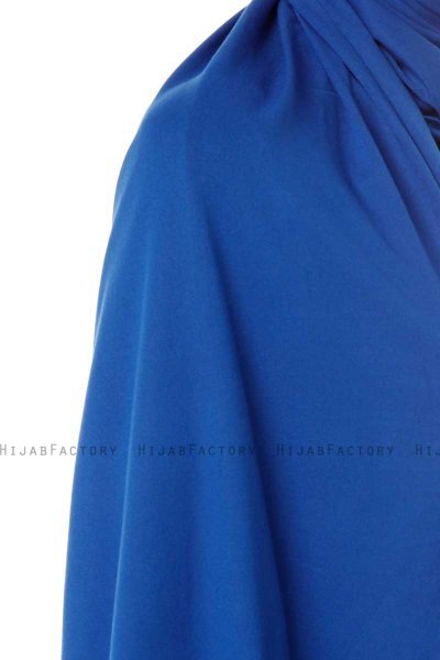 Hande - Blå Bomuld Hijab - Gülsoy