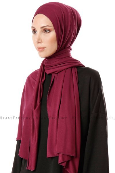 Hande - Cherry Bomuld Hijab - Gülsoy