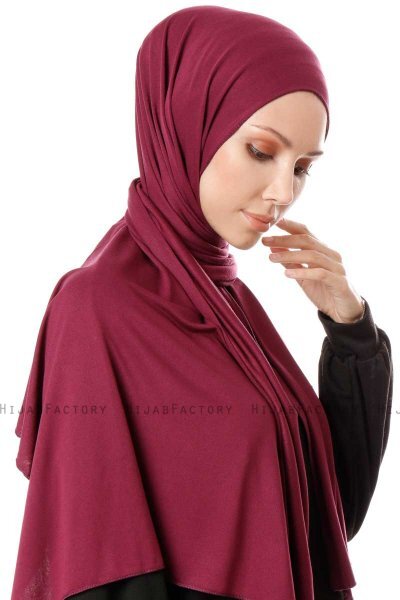 Hande - Cherry Bomuld Hijab - Gülsoy