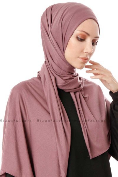Hande - Lys Lilla Bomuld Hijab - Gülsoy
