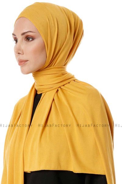 Hande - Fersken Bomuld Hijab - Gülsoy