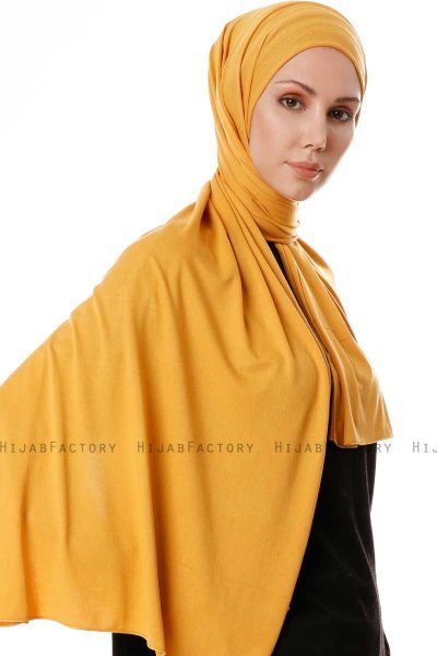 Hande - Fersken Bomuld Hijab - Gülsoy