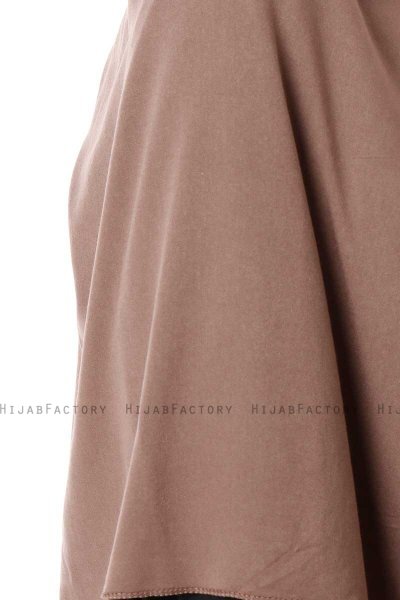 Hande - Taupe Bomuld Hijab - Gülsoy